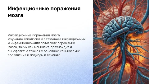 Инфекционные поражения мозга: менингиты, арахноидиты, энцефалиты