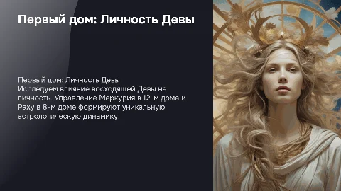 Первый дом и личность Девы: влияние Меркурия и Раху