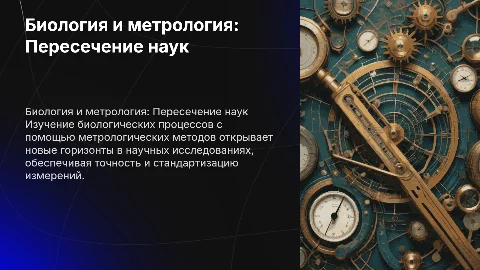 Биология в метрологии
