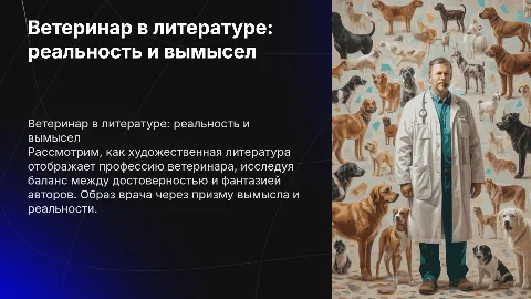 Образ ветеринарного врача в литературе: реальность и вымысел