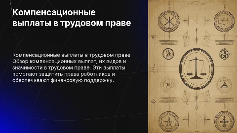 Компенсационные выплаты по трудовому праву: виды и значение