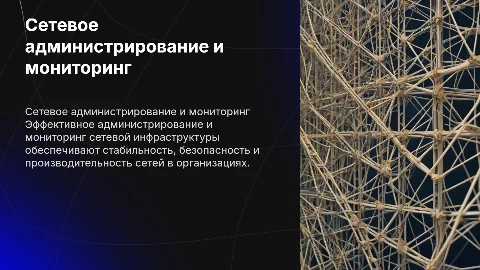 Сетевое администрирование: мониторинг и поддержка инфраструктуры