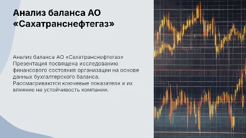 Анализ финансового состояния АО «Сахатранснефтегаз»