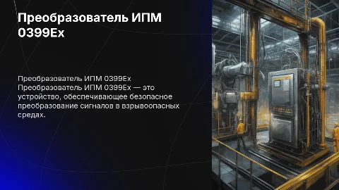 Преобразователь ИПМ 0399Ех
