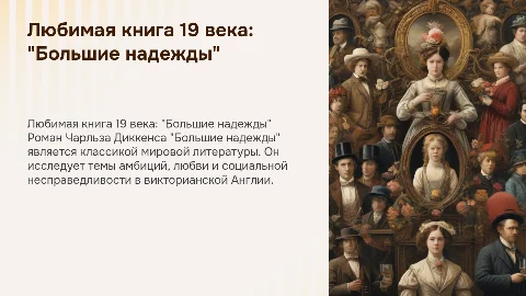 Презентация по "Большим надеждам" Чарльза Диккенса
