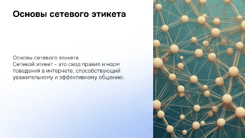 Правила и принципы сетевого этикета