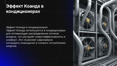 Применение эффекта Коанда в кондиционерах