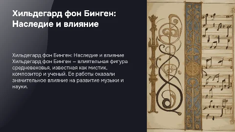 хильдегард фон бинген презентация