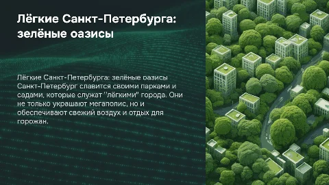 Лёгкие Санкт-Петербурга