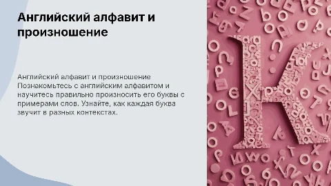 Английский алфавит и произношение букв с примерами