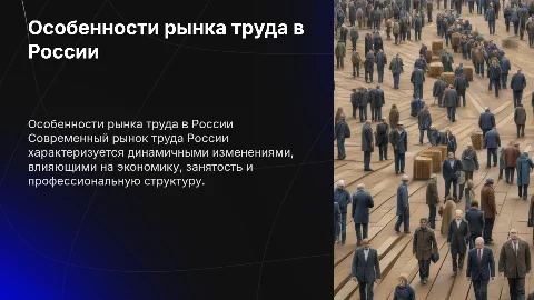 Рынок труда и его особенности в современной экономике России