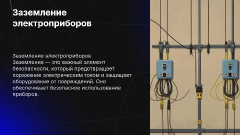 Заземления электроприборов