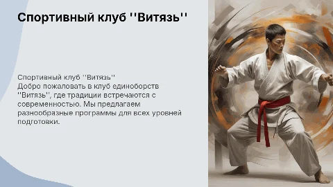 Спортивный клуб единоборств "Витязь"