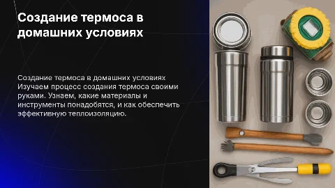 Создание термоса в домашних условиях