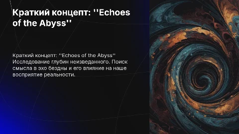 Краткий концепт: "Echoes of the Abyss"