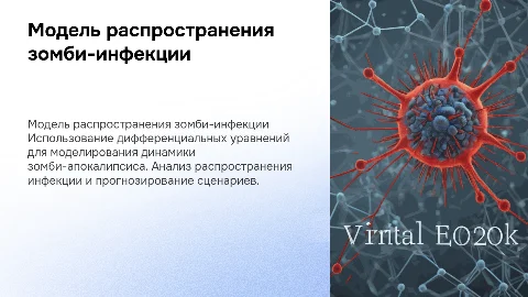 Модель "Зомби-апокалипсиса" и дифференциальные уравнения
