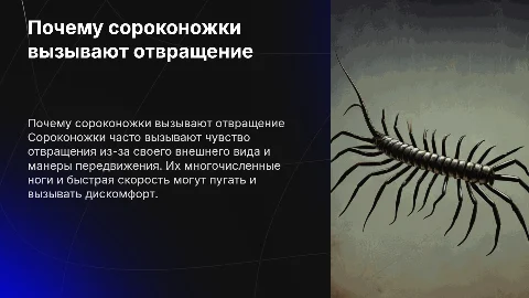 сороконожки отвратительные