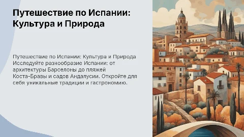 Туризм по Испании