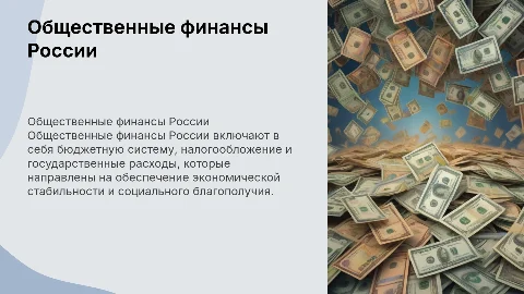 Общественные финансы Росии