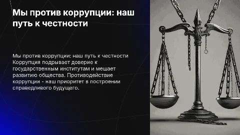 Мы против коррупции