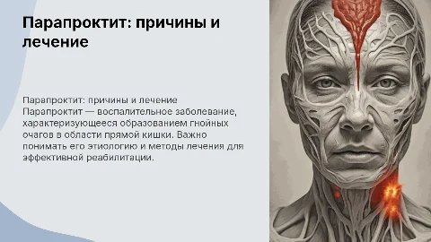 Парапроктит: этиология, патогенез и методы лечения