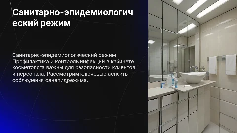сан эпид режим в кабинете косметолога подробно