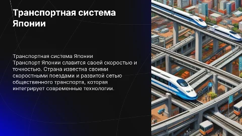 транспортная система японии