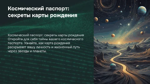 Космический паспорт: тайны вашей карты рождения