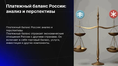 Платежный баланс в Росии