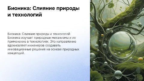 Бионика. Что это такое?