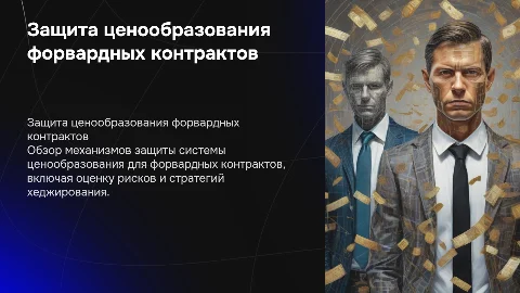 Защита системы ценообразования для форвардных контрактов