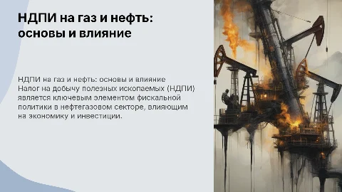 НДПИ на газ и нефть