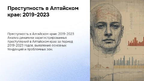 Данные о зарегистрированных преступлениях в Алтайском крае