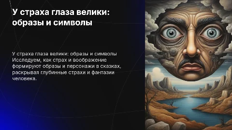 Картинки и персонажи: у страха глаза велики