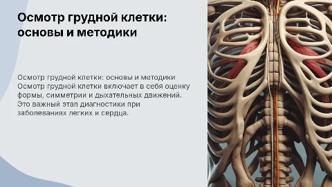 осмотр грудной клетки