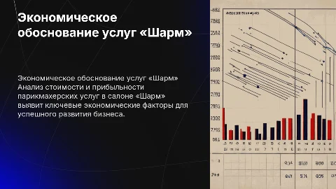 Экономическое обоснование парикмахерских услуг в салоне «Шарм»