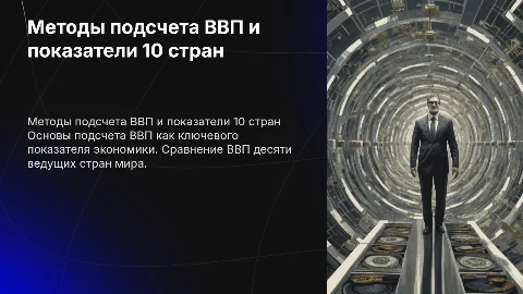 ВВП: метод подсчета. Показатели ВВп 10 стран