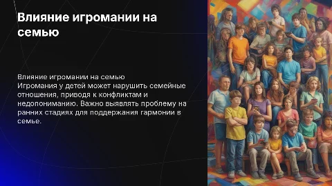влияние игромании у детей на взаимоотношения с близкими