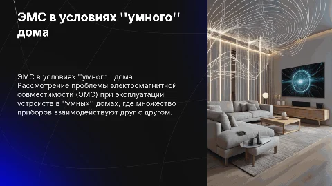 Проблема ЭМС при работе изделий в условиях “умного” дома