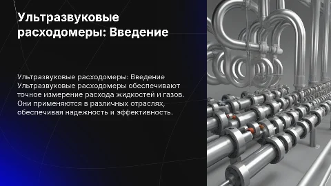 Ультразвуковые расходомеры