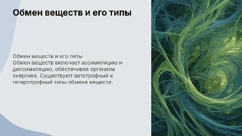 Обмен веществ: ассимиляция и диссимиляция