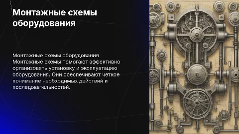 Монтажные схемы оборудования (ТХЗ)
