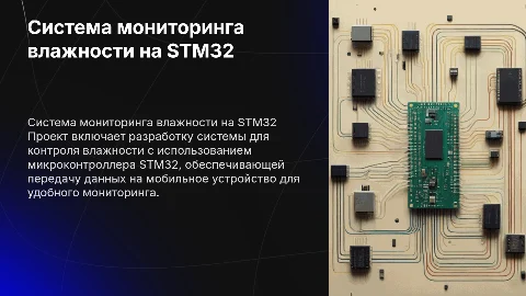 Разработка системы мониторинга влажности на STM32