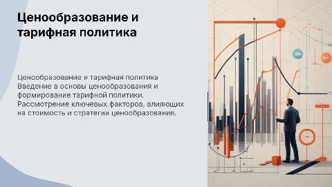 Ценообразование и тарифная политика