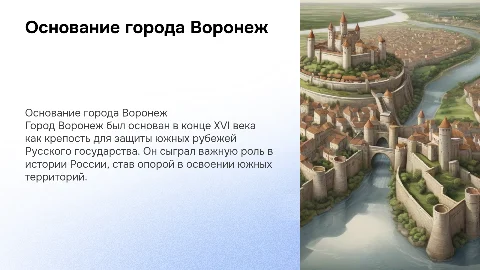 Основание города Воронеж