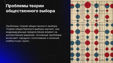 Актуальные проблемы теории общественного выбора
