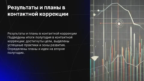 Результаты полугодия в контактной коррекции и планы на будущее