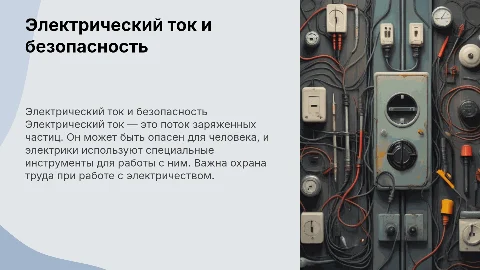 Электрический ток: опасность и инструменты для электриков