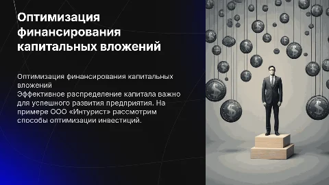 Оптимизация финансирования капитальных вложений предприятия