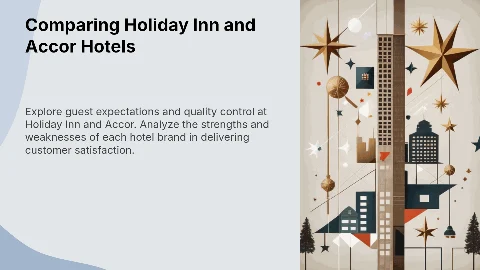 Презентация: Comparison of Holiday Inn and Accor Hotels: Guest